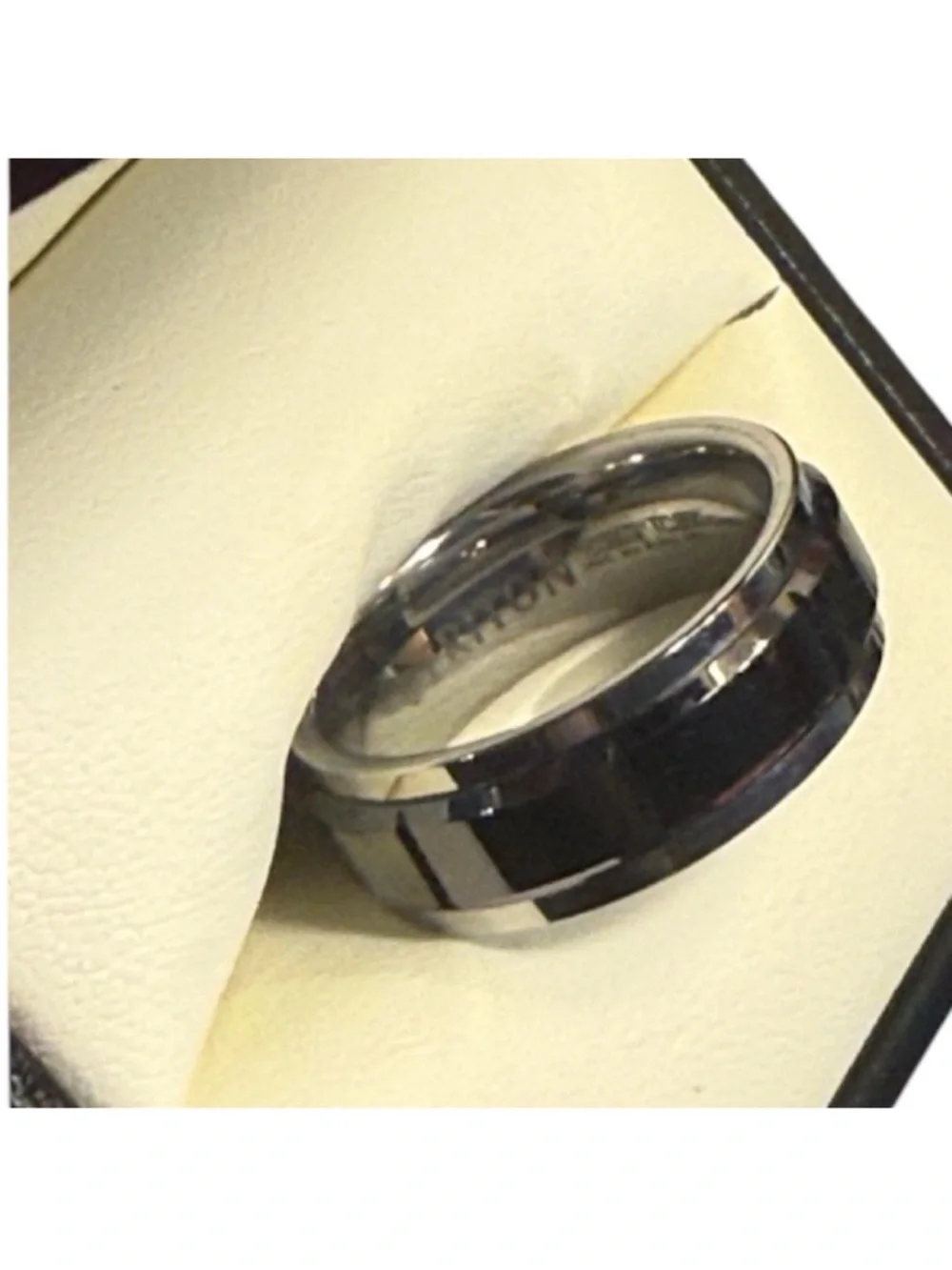 Triton Tungsten Ring Comfort Fit TC850 Ceramic